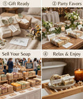 DIY Soap Making Kit With 3 Silicone Molds 50 Clear Bags 50 Tags 20 Gift Boxes for Beginners Party Favors and Handmade Soap Gifts