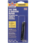 Gas Tank And Radiator Repair Sealant 1 Oz Quick Permanent Seal For Leaks And Holes In Tanks And Radiators No Welding Or Tank Removal Needed Dries In About 60 Minutes packaging