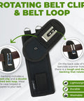 Large Barcode Scanner Holster Made From Ballistic Nylon For Pistol Grip Mobile Computers With Belt Clip Belt Loop And Shoulder Strap