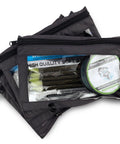 Deluxe Bait Binder For Soft Plastics And Rigs Water Resistant Tackle Storage System with Zippered Sleeves containing bait