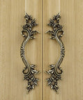 Five Pack European Style Vintage Cabinet Handles And Drawer Pulls In Antique Bronze For Cupboard And Dresser Retro Vibes With Easy Install Screws Included Perfect For Cabinets Drawers Chests And Furniture Makeover