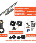 INTSUPERMAI portable line boring and welding kit with long bars, boring end face, flange adapters and accessories