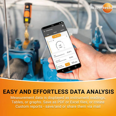 552i Wireless Digital Vacuum Probe For HVAC Systems With IP54 Protection And 45 Degree Service Port, Bluetooth Vacuum Gauge For Top Notch AC And Refrigeration Evacuation, App Enabled With Real Time Measurements on smartphone