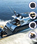 Valve Actuator For Skeeter Boats And Ranger Boats Livewell Control Cable Lever Replacement Part 5900006 on a luxury boat with ocean backdrop