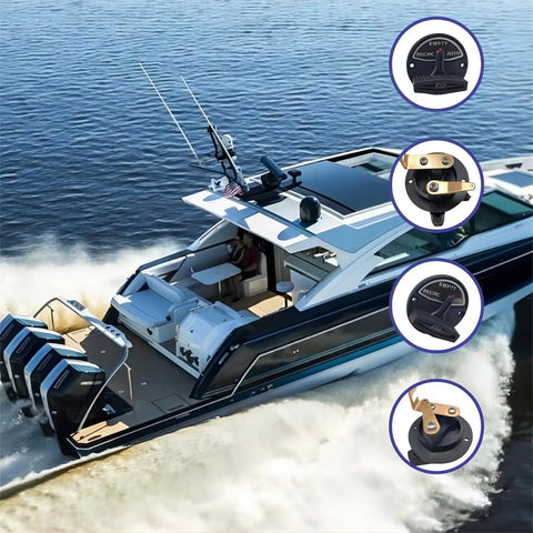 Valve Actuator For Skeeter Boats And Ranger Boats Livewell Control Cable Lever Replacement Part 5900006 on a luxury boat with ocean backdrop