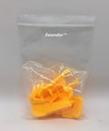Bag of yellow nylon inserts for tire changer, labeled Ewander, Beefy Pro Grade Insert Kit For Tire Changer Duck Head Mount Demount Tools