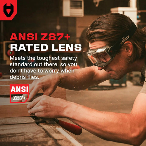 Adjustable Lightweight Full Face Shield For 6X3 OTG Vented Safety Goggles Compatible ANSI Z87 1 Certified PPE Built To Stand Up To Dust Debris And Particles