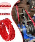 Adjustable Half Inch By Five Foot PU Linked V Belt A Type For Lathes Table Saws Bandsaws Benchtop Drill Presses And Farm Equipment