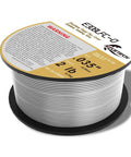 Gasless Flux Cored Welding Wire For Stainless Steel E308LFC-O 0.035 In Diameter, 2 Lb Spool, Silver Color, No Gas Needed, Great For 18Cr-8Ni Stainless Welds, DCEP Ready.