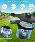 Beast Portable Electric Air Pump With Three Nozzles for Quick Inflate and Deflate, showing motor details and airflow features.