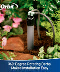 2 Port Full Flow Drip Irrigation Manifold For No Fuss Precise Watering With One Quarter Inch Tubing in garden setup