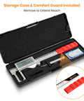 Digital Brake Caliper For Disc Rotor Measurement With Large LCD Screen 6 Inch Stainless Steel Vernier Caliper in storage case
