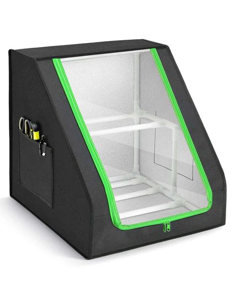 Heavy Duty 3D Printer Filament Storage Box With 21 Spool Capacity, 2-Tier Filament Rack Organizer and Grab-And-Go Pockets