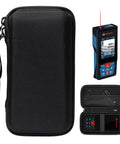 All In One Laser Distance Case For 400ft Blaze Series Keeps GLM400CL And GLM165-40 Safe With Charger Cord, Cables, And Small Accessories In A Semi Hard Zippered Carrying Case black