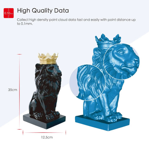 Handheld 3D Scanner With Infrared VCSEL Tech And Live RGB Color Capture Built For Makers Craving Straight Up Next Level Precision Without Any Messy Setup Hassles Or Laggy Data Exporting Today