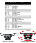 Compatibility chart and bumper styles for ATV Winch Mount For Polaris Ranger Models 2010 Through 2021 Compatible With 2000 Lbs To 3600 Lbs Winches And All Standard 4 Hole 2 Hole And Wide 4 Hole Mounting Patterns Powder Coated Steel Built For Rugged Off Road Action.