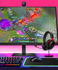 Pulsefire Haste 2 Wired Gaming Mouse Ultra Light 53g With 8000Hz Polling Rate Precision Sensor on gaming desk setup.