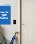 Frameless Light Switch Single Pole 3 Wire 15 Amp 277 Volt AC Matte Black With Decorator Style Finish Built For Seamless Wall Plate Compatibility Across Brands And Easy No Fuss Tool Free Install For Modern Homes, wall-mounted