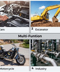 Solid 115 Piece Grease Fitting Kit With M6 M8 M10 Straight And 45 90 Degree Zerk Nipples Plated Nickel Check Valve Assortment For Cars And Trucks. Multi-use for cars, excavator, motorcycle, industry.