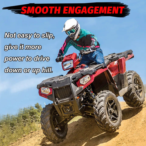 ATV showcasing Beefed Up Drive Belt For Polaris Ranger 500 570 450 800 And RZR 800 UTV ATV Replaces 19G3982 3211113 19C3982