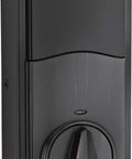 Slick Keyless Entry Touchscreen Smartcode Electronic Deadbolt Rocking Smartkey Security and Zigbee 3 Tech in a Smooth Venetian Bronze Finish.