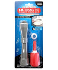 All In One Toilet Seat Tightening Kit With Washers Wrench And Screwdriver For Universal Fit That Stops Seat Wiggle Prevents Loose Seats And Keeps Your Bathroom In Check, packaging with tools visible