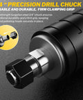 1/4 inch precision drill chuck for Heavy Duty Game Changer 1100W Brushless Cordless Die Grinder, ensuring firm clamping grip.