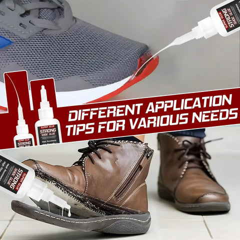 Heavy Duty Shoe Glue For Boots Sneakers And Heels Waterproof Flexible Adhesive For Durable Sole Repairs Seams Loose Soles And Cracked Heels Long Lasting Bond For Everyday Footwear applied on sneaker and boot