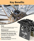 J05A RF Polymetallic Disc Brake Pads features including heat dissipation on Shimano disc brake system for mountain bikes.