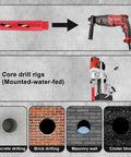 Dry And Wet Multipurpose Diamond Core Drill Bit One Inch With Laser Welded Diamond Coated Hole Saw for concrete and brick use