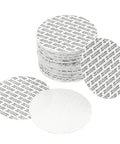 PATIKIL 89mm foam lid liner, 50-pack; white foam bottle-cap seals with pressure-sensitive tamper-evident seal