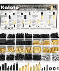686 Piece Motherboard Standoffs And Spacers Kit M3 Brass And Black Nylon Hex Standoffs And Nuts For PC Building Raspberry Pi Drone PCB Projects Computer Hardware, organizer case