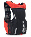 Pace Running Vest Hydration Pack With 2 UltraFlasks 8L Trail Backpack For Men And Women Red Medium, side view