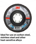 Flap Disc 769F Type 27 40 Plus Ceramic Precision Shaped Grain Grinding and Finishing Disc for metal surfaces