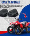 Beefy 2 Pack Inner Tubes For 20x8.00-8 Tires With TR13 Straight Valve Stem Built Tough From Premium Butyl Rubber on ATV