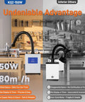 150W Solder Fume Extractor With 280 Cubic Meters Per Hour Air Flow, LED Display, Brushless Motor in workshop comparison