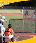 Heavy Duty L Screen Pitching Net For Baseball And Softball Batting Cage 7x7 Beefed Up Backyard Protector during practice game