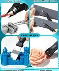 Top Shelf 78 Piece 3D Printer Tool Kit With Tough Storage Case For All FDM And SLA Printers, includes pliers, tweezers, and scrapers.