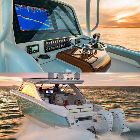 NMEA 2000 Marine Starter Kit Pro Grade Universal Cable System With Backbone Cables Drop Cables Tees And Terminators on boat