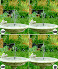Solar Water Fountain Pump For Bird Bath And Pond Outdoor Garden Pool Backyards 1.5W Solar Powered Fountain With Tubing Auto Start In Direct Sun 35 To 55 Cm Spray Height Easy Setup Low Maintenance Attract Birds
