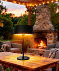 Electric Outdoor Infrared Heater 1500W For Indoor And Outdoor Patio Use IP55 Waterproof Fast Quiet Heating on Tabletop