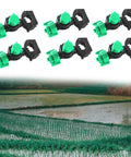 Ten Pack Tractor Sprayer Nozzles for High Efficiency Atomizing Irrigation on field background