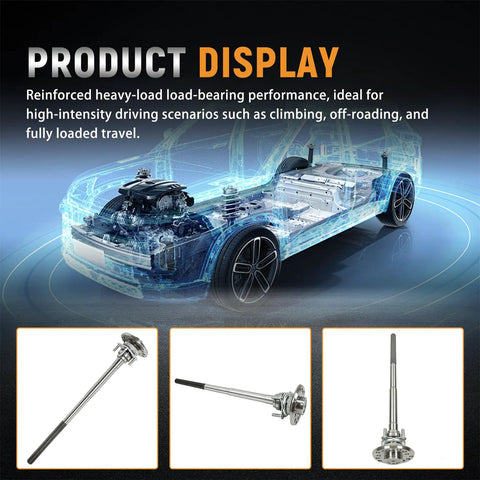 Rear Axle Shaft Replacement Kit for Wrangler JK 2007 to 2018 heavy duty 30 spline high quality steel product display