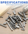 Assorted carbon steel keys for heavy machinery showcasing various sizes with focus keyword: Round Ended Feather Key Set 30x8x7 Mm Carbon Steel 5 Pcs for Parallel Drive Shafts and Fasteners in Mechanical Industry Carbon Black Wear Resistant Shaft Key Stock for Heavy Duty Machinery Maintenance