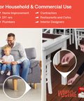 Clear Flexible Plastic Leveling Shims 30 Pack For Home Improvement And Furniture Stabilization shown in home settings