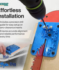 Rock Solid Full Kerf Table Saw Splitter For Zero Burn Wood Cutting Anti Kickback Safety Guard with precision drill guide.
