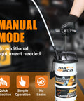 Manual hand pump operation of Oil Extractor Pump Kit For Easy Auto Fluid Change And Brake Bleeding Vacuum Fluid Extractor