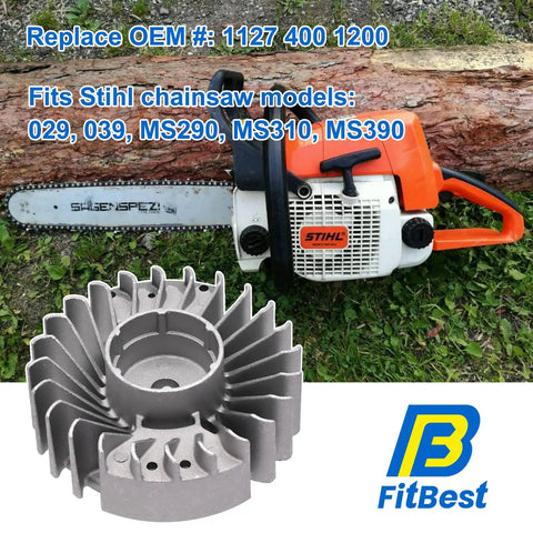 Stihl Flywheel Replacement For 029 039 MS290 MS310 MS390 Chainsaws OEM 1127 400 1200 Cast Aluminum