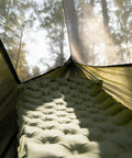 Interior of Mosquito Net Hammock Kit With Detachable Bug Mesh And Sleeping Pad Ultralight 11Ft Portable Hammock for solo camping