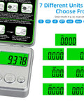 Ultra Precision 100g Pocket Digital Milligram Scale With 0.001g Readout showing measurement units display